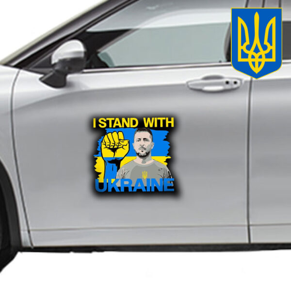 Freedom Ukraine, I Stand With Ukraine Sticker