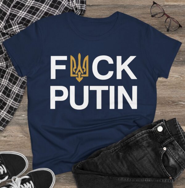 Anti Russia Fuck Putin Anti War Women's Shirt