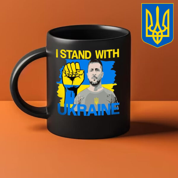 Freedom Ukraine, I Stand With Ukraine Mug