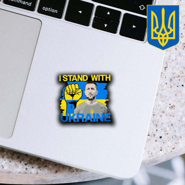 Freedom Ukraine, I Stand With Ukraine Sticker