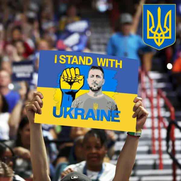 Freedom Ukraine, I Stand With Ukraine Yard Sign