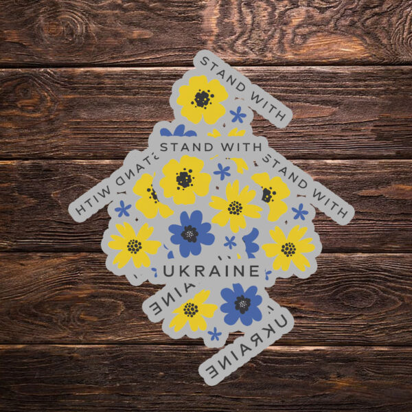 Offcial Stand With Ukraine Sticker ,Car Magnet