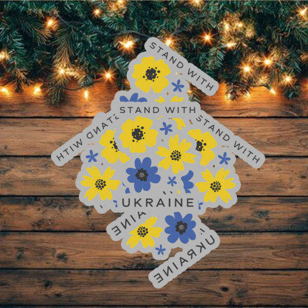 Offcial Stand With Ukraine Sticker ,Car Magnet