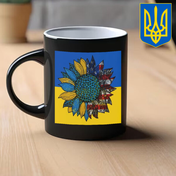 Official Peace For Ukraine Sunflower Mug