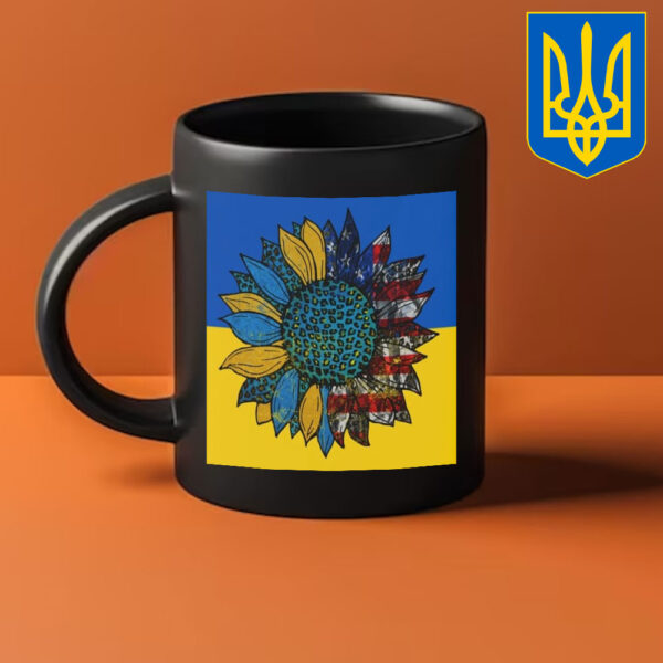 Official Peace For Ukraine Sunflower Mug