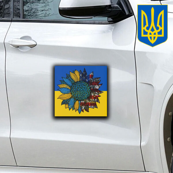 Official Peace For Ukraine Sunflower Sticker