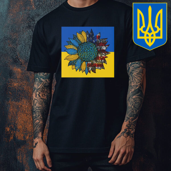 Official Peace For Ukraine Sunflower T-Shirt