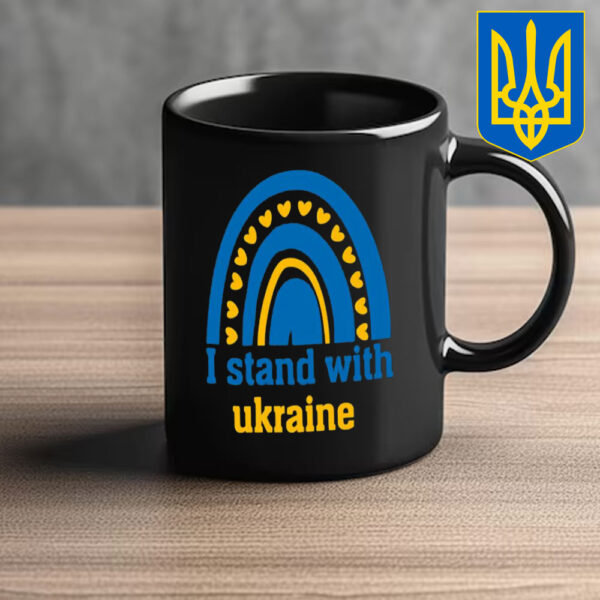 Rainbow Save Ukraine, Stand With Ukraine Mug