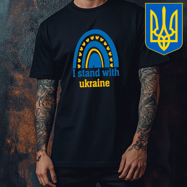 Rainbow Save Ukraine, Stand With Ukraine T-Shirt