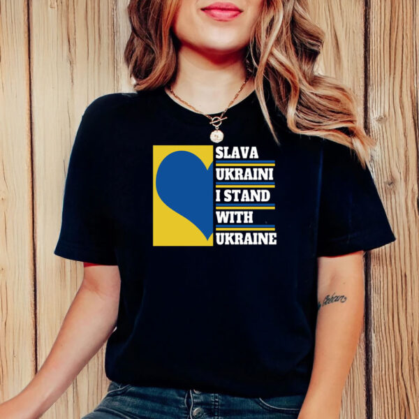 Slava Ukraini I Stand With Ukraine 3 T-Shirt