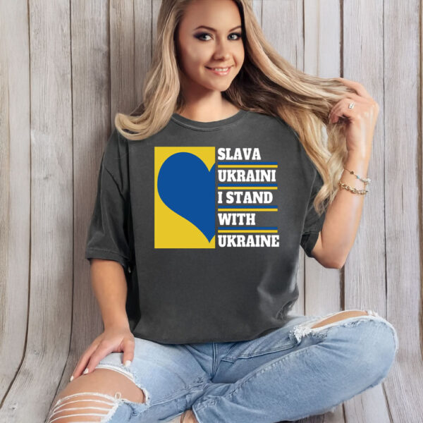 Slava Ukraini I Stand With Ukraine 3 T-Shirt