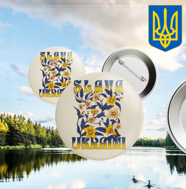 Support Ukraine Canvas, I Stand with Ukraine Button