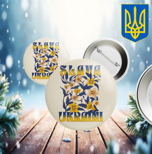 Support Ukraine Canvas, I Stand with Ukraine Button