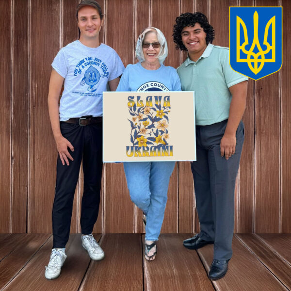 Support Ukraine Canvas, I Stand with Ukraine Yard Sign