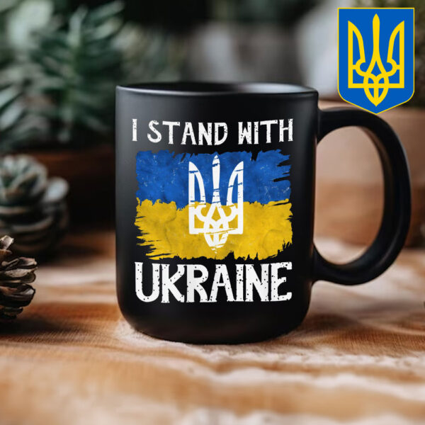 Ukrainian Pride I Stand with Ukraine Mug