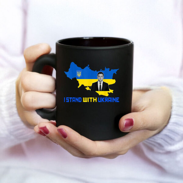 Volodymyr Zelensky Never Give Up I Stand With Ukraine Mug