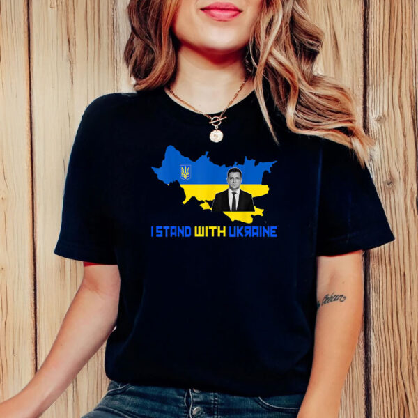 Volodymyr Zelensky Never Give Up I Stand With Ukraine T-Shirt