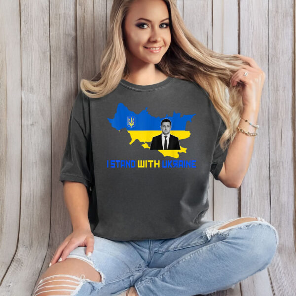 Volodymyr Zelensky Never Give Up I Stand With Ukraine T-Shirt